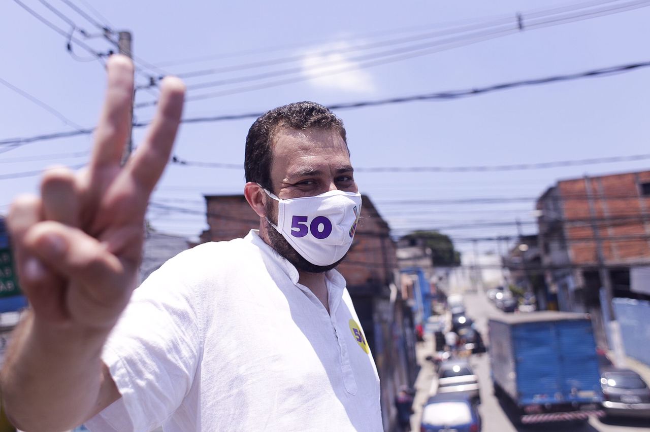 Guilherme Boulos, candidato a prefeito de São Paulo pelo Psol
